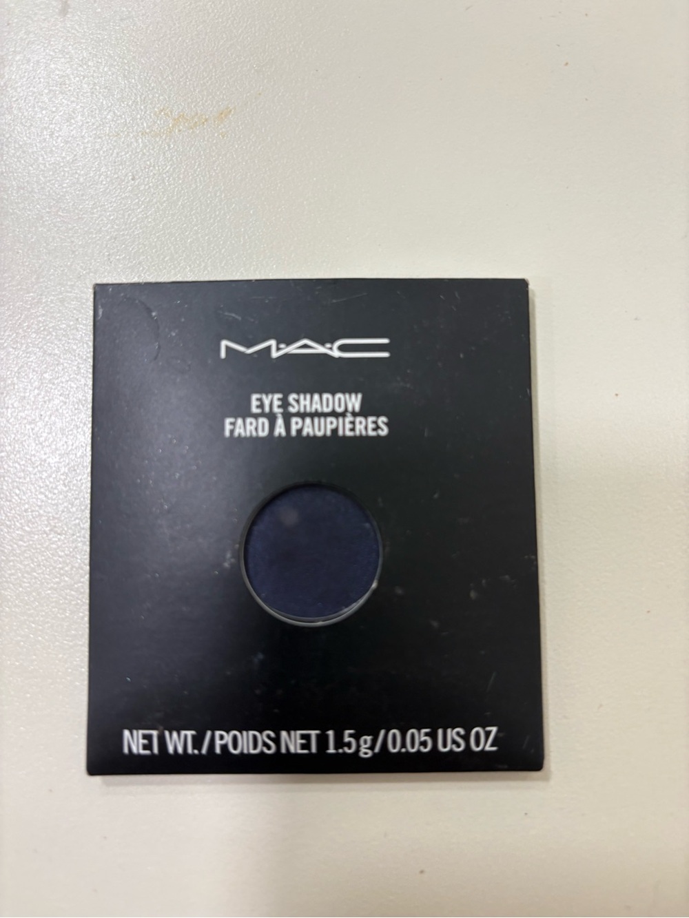 MAC Cosmetics Single Pan Eye Shadow — Deep Navy Blue